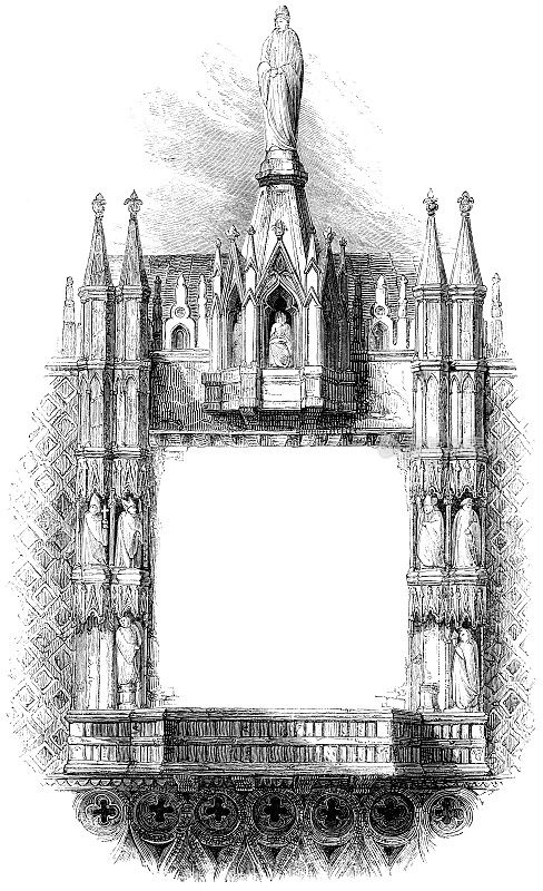 威尼斯哥特式建筑框架- 19世纪